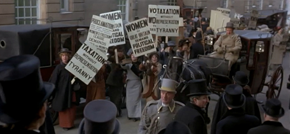Women of Great Britain demand Political Freedom.